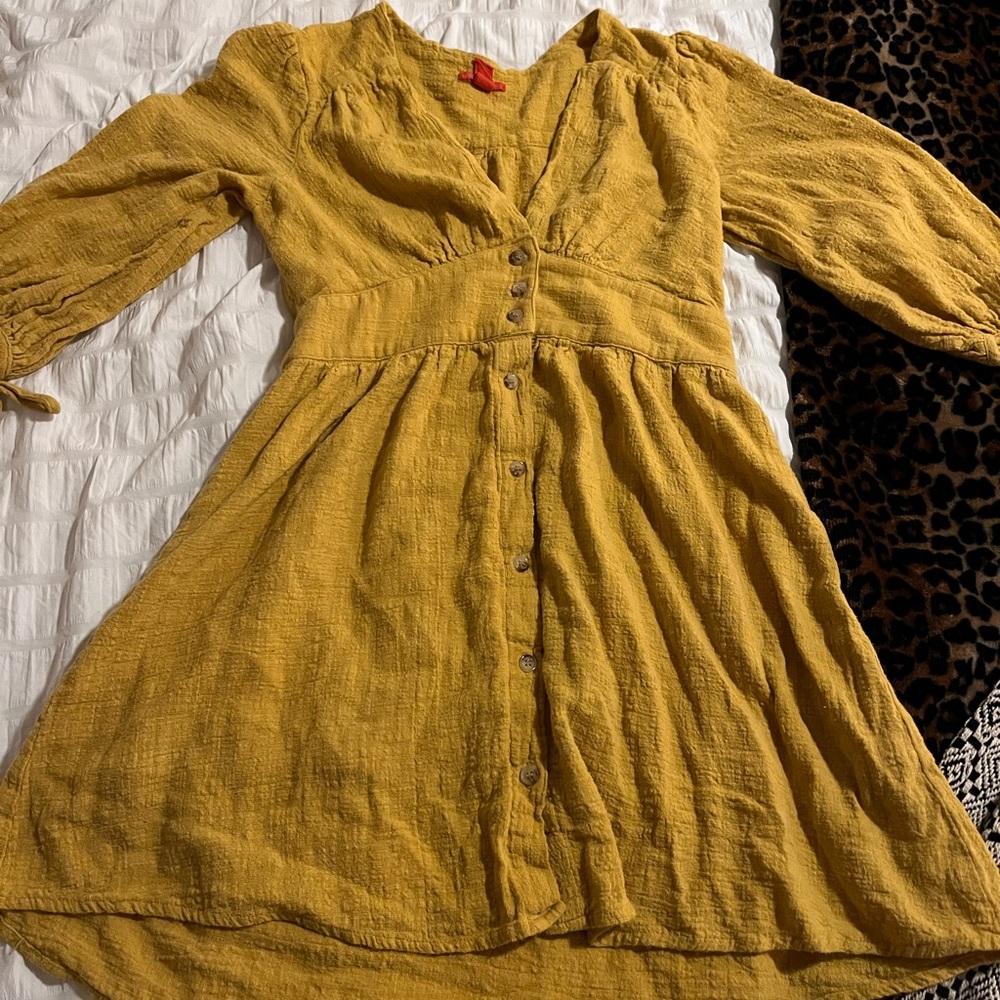 Mustard dress